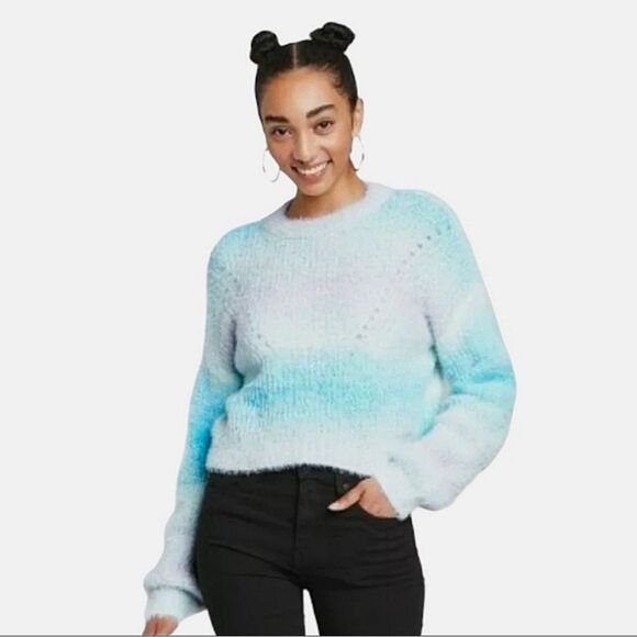 wild fable Sweaters - Wild Fable Pastel Ombré Sweater with Balloon Sleeves Size M